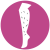 androgenico icon pink round